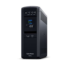 CyberPower(サイバーパワー) CP1200PFCLCDJP CyberPowerUPS 無停電電源装置 ラインインタラクティブ給電 正弦波 1200VA/780W 角度調節可能カラー液晶画面付