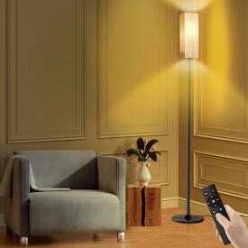 Slycool フロアライト LED スタンドライト 間接照明 LED フロアランプ 12W スマート電気スタンド 無線式リモコン タイマー 自動消灯機能 照明スタンド LED電球付き 組み立て 調光調色 フィットス