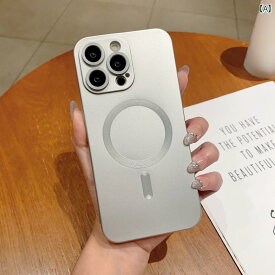 iPhoneケース スマホケース スマホカバー MagSafe 磁気 吸引 iPhone 16 フロスト シリコン 14 Apple 13 ProMax レンズ フィルム 付き スマートフォン ケース ミミ オールインクルーシブ 保護 カバー 男女兼用 シンプル 12 ファッション ハイエンド 11