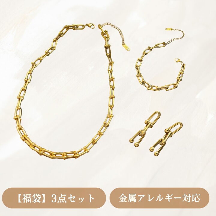 楽天市場】【 累計5000個完売 】 【福袋】3点set 3カラー ネックレス 