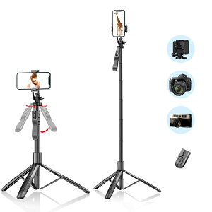 X}zOr B_ ̌^ 153cmO OrX^h ܏ݎ Rt 360x] y RpNg iPhone Android GoProΉ 1/4lW