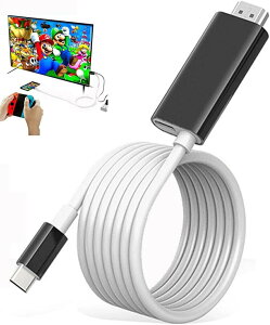 Switch hbN ݊ P[u Type-C + HDMI 4K/1080P Ή TV[h PD[d xȂ Nintendo Switch OLED / m[gPC / ^ubg / X}z Ή