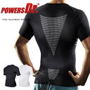 【期間限定2980円→1980円 在庫限り】パワーズドクター 加圧Tシャツ メンズ 半袖 補正下着 ボディシェイパー 加圧イン…