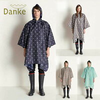 最大2000円クーポン配布中 Danke ダンケ レインコート ポンチョ レインポンチョ フード付き レインウェア 雨よけ レインパーカー 防水 雨具 透明フード 収納袋付き 自転車 通学 通勤 おしゃれ レディース メンズ