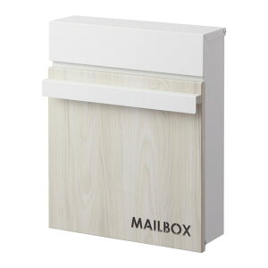 ポスト 壁掛け 鍵付き メールボックス 壁付け ウォールポスト 郵便ポスト 郵便受け 新聞受け 壁掛けポスト おしゃれ スリム 木目調 東谷 新築祝い 引越し祝い