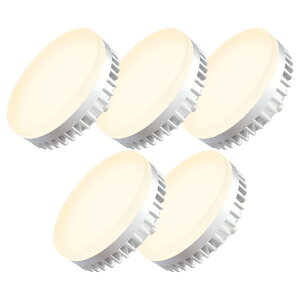 5�Z�b�g LED�d�� GX53 �d���F 2700K �����F 5000K LED�����v ����d��6W 630Lm �Ǝˊp100° 60W���� ��74 ����GX53-1 �����^LED�d�� ���F�w��Ra80 �ԐڏƖ�