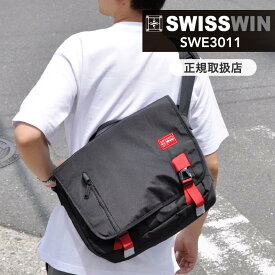 swisswin スイスウィン ショルダーバッグ 軽量 12L メンズ 斜めがけバッグ メッセージバッグ 通学 鞄 アウトドア おしゃれ 通勤 防水 父の日