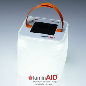 LuminAID �\�[���[�����^�� �܂肽���ރ����^�� �^�u�������^�� �p�b�N���C�g �\�[���[�[�d �X�}�z�ւ̏[�d 4�i�K���� 150���[���� �h�� �}�b�N�X PackLite Max ���O �A�E�g�h�A �L�����v ��퓔 �h