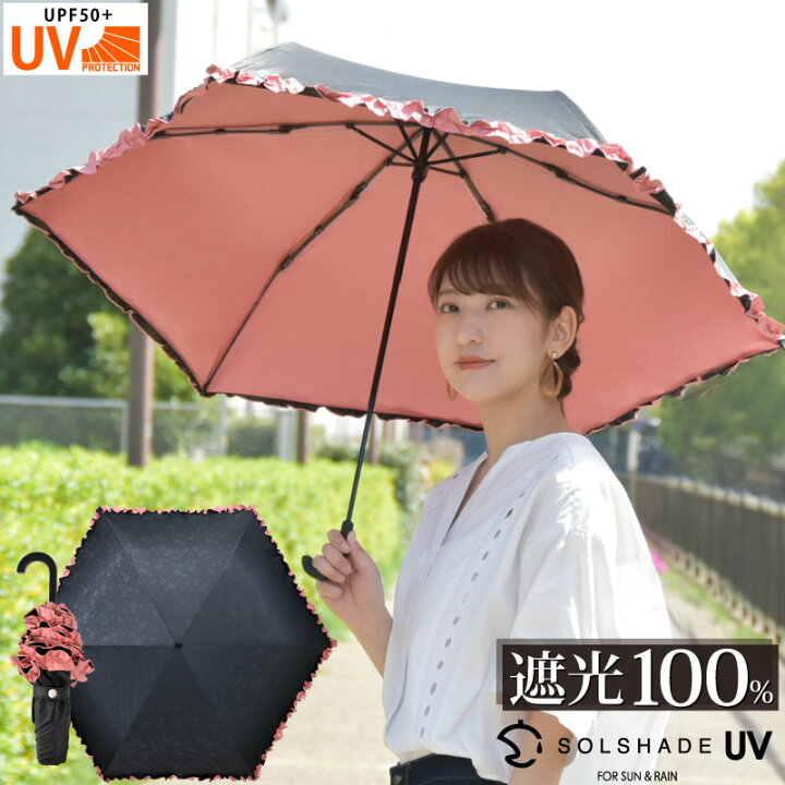 楽天市場 年末年始100円クーポンあり 日傘 折りたたみ 完全遮光 軽量 Uvカット 100 遮光 晴雨兼用 折りたたみ日傘 折り畳み 傘 コンパクト かわいい 母の日 レディース ギフト プレゼント 暑さ対策 熱中症対策 ひんやり 快適くらし館
