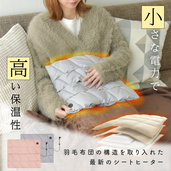 楽天市場】【期間限定3600円→2980円 在庫限り】ヒータークッション 