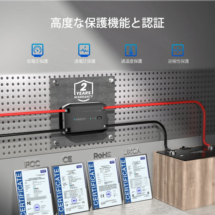 楽天市場】【スーパーSALE限定価格】RENOGY 12V 40A DC-DC 走行充電器