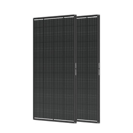 【スーパーSALE限定 2枚セット 革新ShadowFlux】RENOGY 200W ソーラーパネル 12V 24V 対応 IP67 防水 超軽量 N型高効率 単結晶 影対策 耐久性 最大1000Wh 高耐荷重 反射防止デザイン キャンピングカー 車 ヨット 住宅 地震 防災 停電対策 太陽光発電 太陽光パネル レノジー