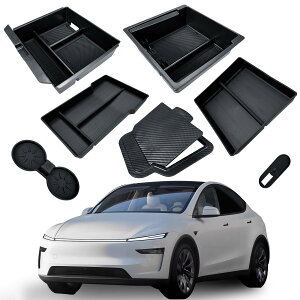 7 �Z���^�[�R���\�[���I�[�K�i�C�U�[�g���[ 2025-2026�N�� �V�^ Tesla Model Y Juniper �p �A�[�����X�g���������o�����[�{�b�N�X