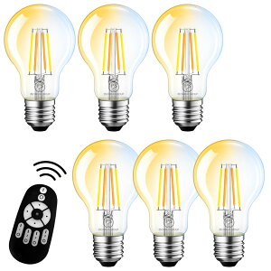 �y�N�[�|����10��OFF?�z�y���������zLVWIT LED�d�� �t�B�������g�d�� 60W�`���� E26���� LED�d�� 806LM ���� ���F �����R���t�� LED����