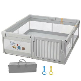 ベビーサークル フェンス ベビーフェンス ペットフェンス フェンス 室内外対応 安全ゲート 自由に組み合わせ ベビーゲート栅 多機能