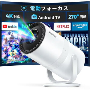 �v���W�F�N�^�[ ���^�y�d���t�H�[�J�X Android TV���� 270°��]�z�Ղ낶�������[ �ƒ�p 25000LM 1080P WiFi 6 �v���W�F�N�^�[ �V��