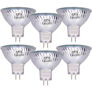 Innico MR16�n���Q�������v �X�|�b�g���C�g �ȃG�l�n���Q�������v 12V 20W �ȃG�l �z���C�g �����v �v���X�`�b�N 6��