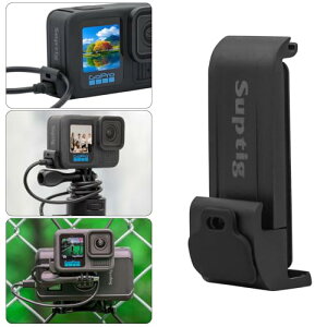Suptig �A�b�v�O���[�h�o�b�e���[�h�A�J�o�[�AGoPro Hero 13 Hero 12 Hero 11 Hero 10 Hero 9�p�����p�T�C�h�h�A�A�h�� �h�� IPX 6 �h��