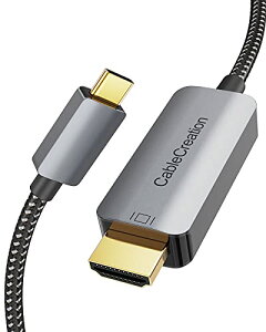 USB C to HDMI �P�[�u��, CableCreation �A���~ USB Type C to 4K HDMI�P�[�u���A�_�v�^ Thunderbolt 3�Ή� iPhone 15,iPhone 15Pro Max