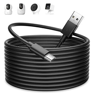 �}�C�N��usb�P�[�u�� micro usb �d���P�[�u�� 10M �h�ƃJ�����̋��d USBA�I�X to micro B���X �Ή�ATOM Cam 2/Mi 360°�X�}�[�g�J���� 2