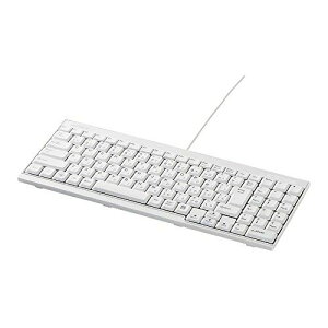 �o�b�t�@���[ BUFFALO USB�ڑ� �L���X�����L�[�{�[�h �z���C�g BSKBU14WH