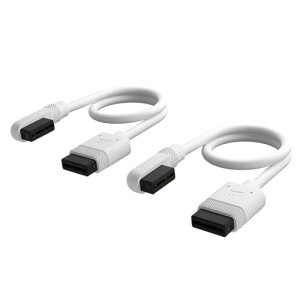 CORSAIR iCUE LINK�X�����P�[�u�� 200mm L��/�X�g���[�g �z���C�g CL-9011131-WW
