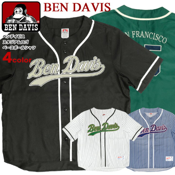 楽天市場】BEN DAVIS 半袖シャツ ベンデイビス 2022 スタジアムロゴ 