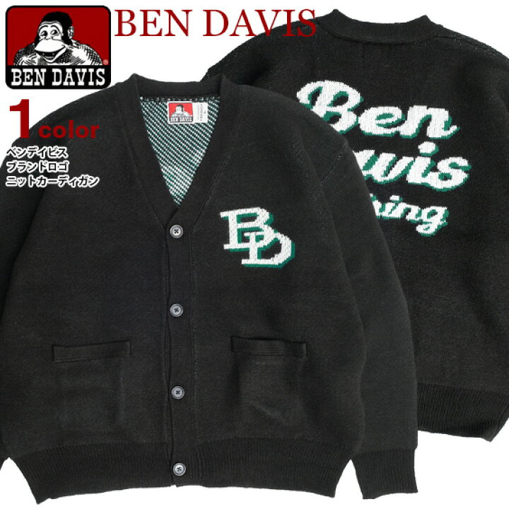 楽天市場】BEN DAVIS カーディガン ベンデイビス 2022AW ブランドロゴ 