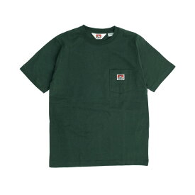 BEN DAVIS Tシャツ ポケット付き 半袖Tシャツ メンズ ベンデイビス ポケットTシャツ ゴリラアイコン ブランドタグ ワンポイント トップス ベンデビ ポケT 半袖 無地 クルーネック カジュアル アメカジ メンズファッション BEN-1128