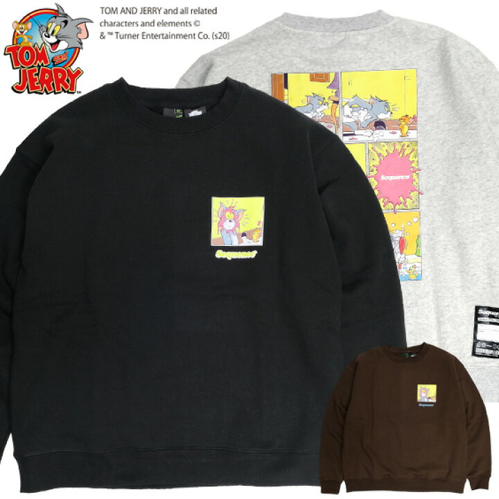 楽天市場 トムとジェリー スウェット Tom And Jerry Sequence aw コミック アート プリント トレーナー トム ジェリー バックプリント クルーネック スエット 裏起毛 ネコ ネズミ ビーワンソウル トップス アメコミ トムジェリ Csl 144 ｒｅｎｏｖａｔｉｏ