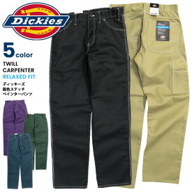 Dickies ワークパンツ ディッキーズ 配色 ステッチ ペインターパンツ メンズ ツイルパンツ レングス32 ストレートシルエット カーペンターパンツ 1939型 ロングパンツ ワークカジュアル ワークウェア ボトムス DICKIES-70039000