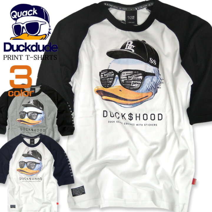 楽天市場】b-one-soul Tシャツ DUCK DUDE 7分袖Tシャツ ☆ ダック 