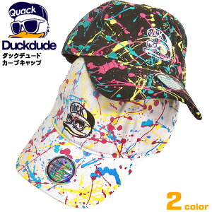 DUCK DUDE �L���b�v �X�v���b�V���� ���[�L���b�v �����Y LOW CAP �_�b�N�f���[�h �X�q �A�q���h�J DUCK DUDE by b-one-soul �y���L ���� �v�����g CURVE CAP �r�[�����\�E�� �t�@�b�V�������� ���i�ԍ� CAP-0