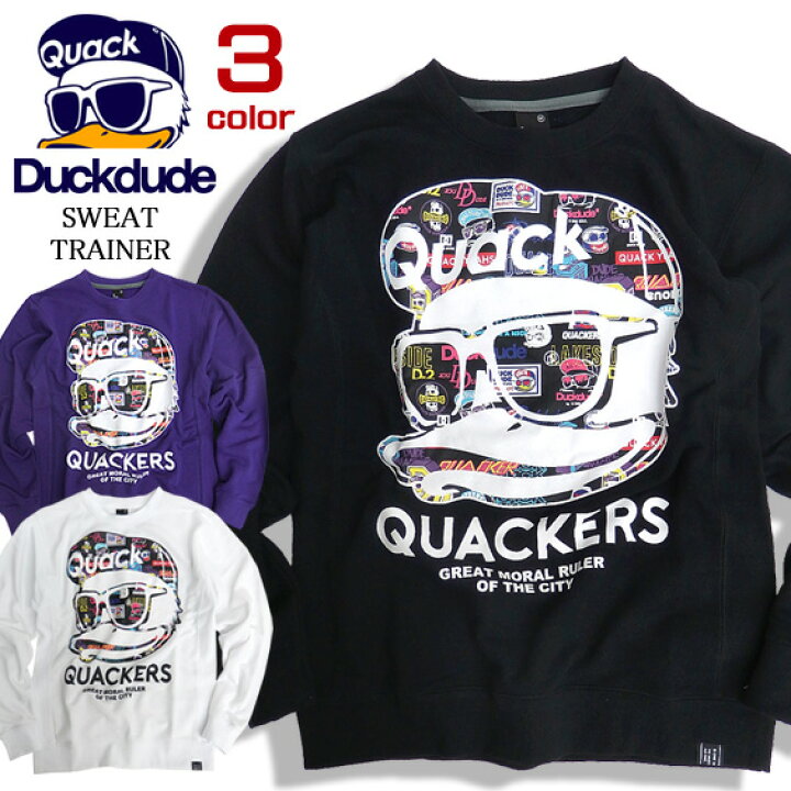 楽天市場】DUCK DUDE トレーナー ネオンアヒル スウェットトレーナー 
