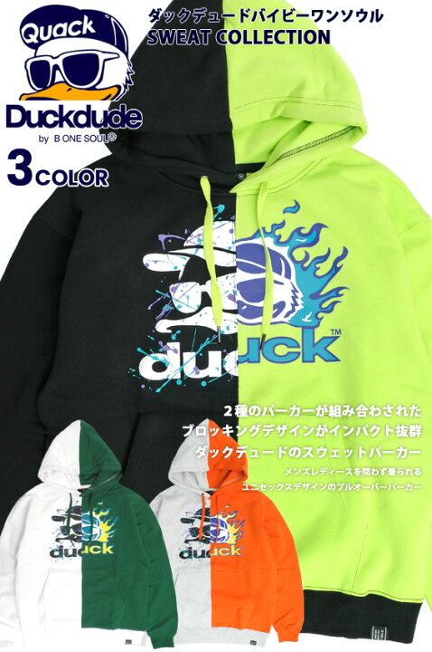 楽天市場】DUCK DUDE パーカー ダックデュード 2021AW ブロッキング 