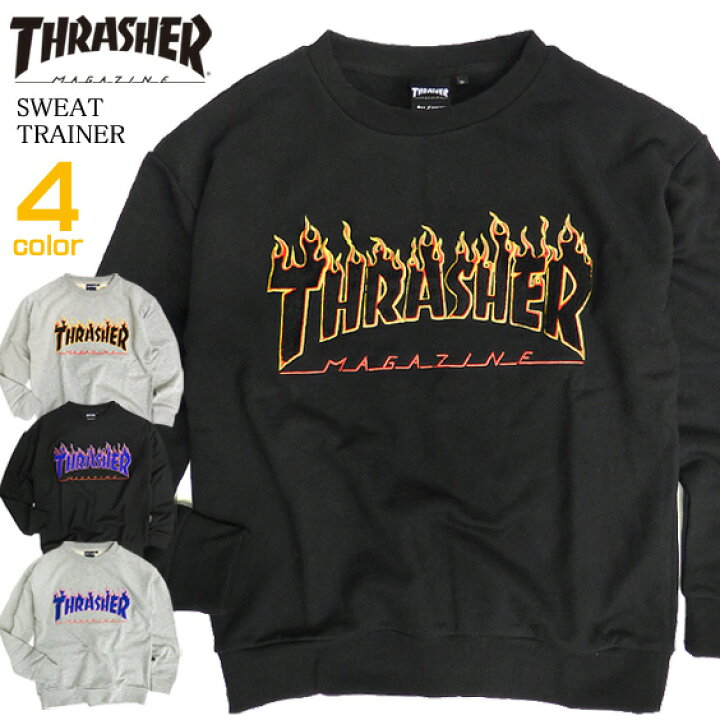 楽天市場】スラッシャー トレーナー メンズ THRASHER スウェット 
