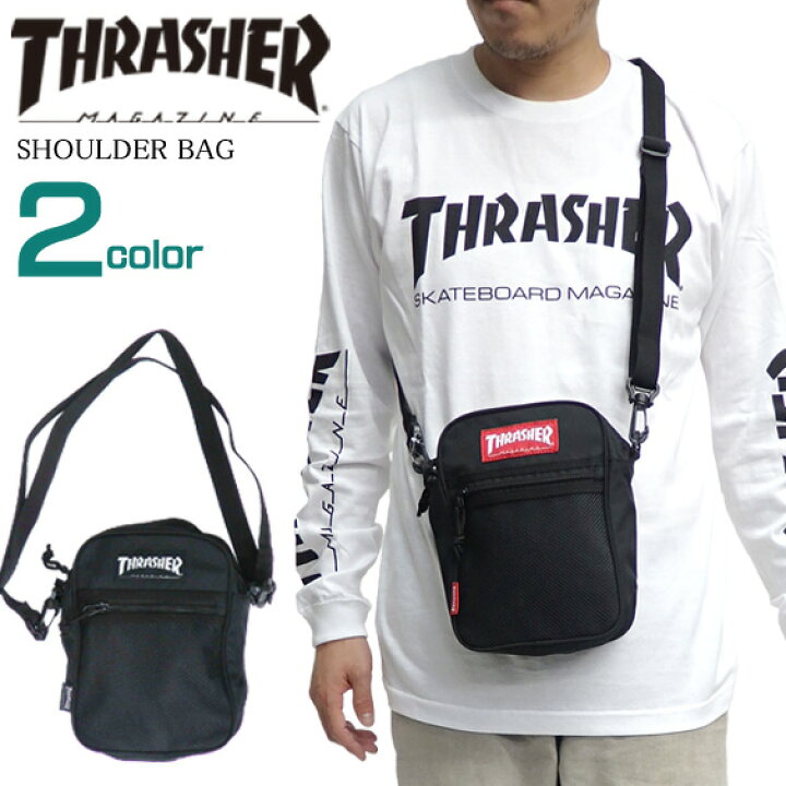 楽天市場】THRASHER ショルダーバッグ スラッシャー カバン メンズ 
