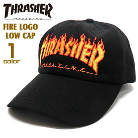 THRASHER キャップ スラッシャー 帽子 メンズ 帽子 ローキャップ レディース 帽子 ストリート系 ファッション ファイヤーロゴ スケーター thrasher magazine 小物 カジュアル キャップコーデ THRASHER-1048
