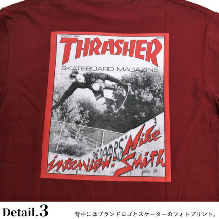 楽天市場】THRASHER Tシャツ スラッシャー フォトプリント 半袖Tシャツ 