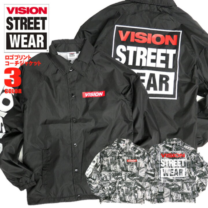 楽天市場】コーチジャケット VISION STREET WEAR ジャケット ビジョン 