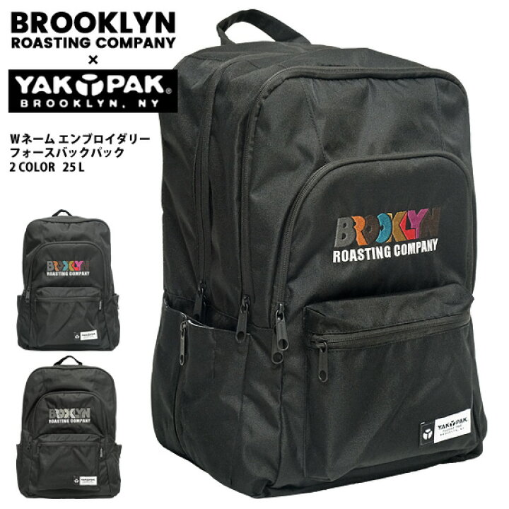 楽天市場】YAKPAK×BROOKLYN ROASTING COMPANY フォースバックパック 
