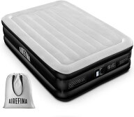 Airefina エアーベッド エアマットレス 空気ベッド 自動膨張 セミダブル 車中泊 簡易 電動ポンプ内蔵 キ…
