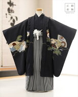 5歳 男の子 753 正絹 着物レンタル d5648 七五三レンタル 【絹のお着物】袴レンタル 貸衣装 卒園式 子供…