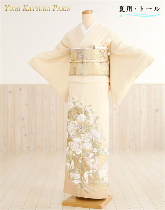 楽天市場】夏用単衣 桂由美 トールサイズ 色留袖レンタル sit197t 高  