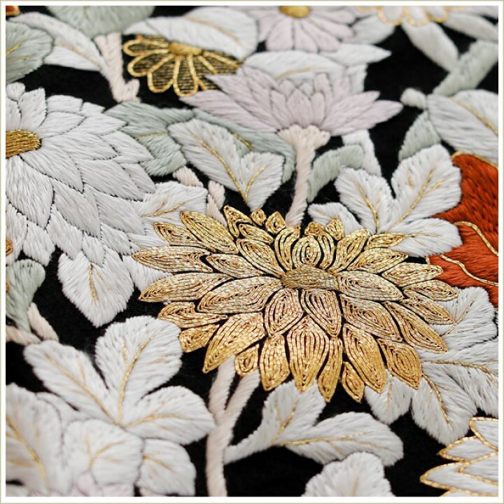 楽天市場】手刺繍 留袖レンタル ts217 黒留袖レンタル 結婚式 母親 