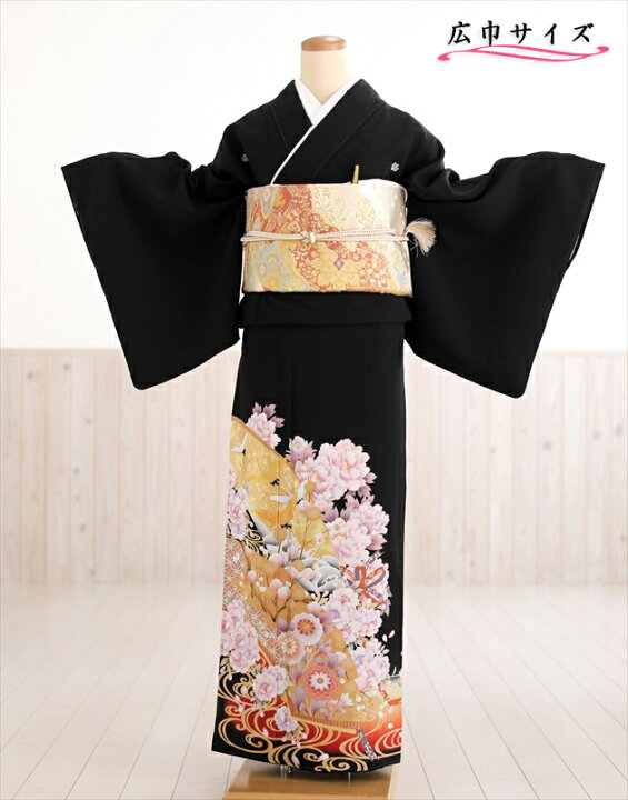 楽天市場】大きいサイズ 留袖レンタル th030 黒留袖 結婚式【16点フル 