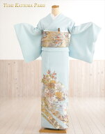 桂由美 色留袖レンタル it139 結婚式 五つ紋 叙勲 色留め袖 フルセット 女性和服 着物レンタル 正絹 親族…