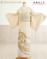 大きいサイズ 色留袖レンタル「桂由美」ブランド 古都の春　ih1006 五つ紋【色留袖フルセット】レンタル…