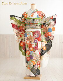 【レンタル】桂由美 振袖レンタル プレミアム振り袖 fb1346 成人式 結婚式 結納 フルセット 食事会 卒業式 前撮り 着物レンタル 古典 レトロ モダン 豪華刺繍 高級振袖 10代 20代 30代 春の成人式 豪華 白地に彩り慶華と御所車【fy16REN07】