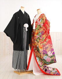 楽天市場 白無垢 色打掛レンタル 花嫁衣裳 結婚式 新郎紋付 フルセット 色打掛レンタル 花嫁 結婚式 新婦和装 紋服セット 貸衣裳 ぽえむ